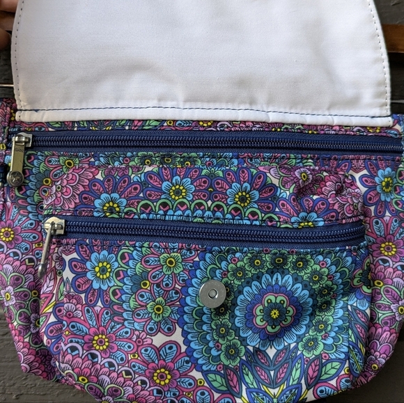 Kipling Colorful Kaleidoscope Cross Body Fanny Pack Waist Belt - Picture 4 of 10